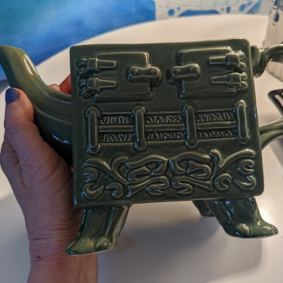 Ceramic teapot stovetop vintage design - Picture 10 of 16